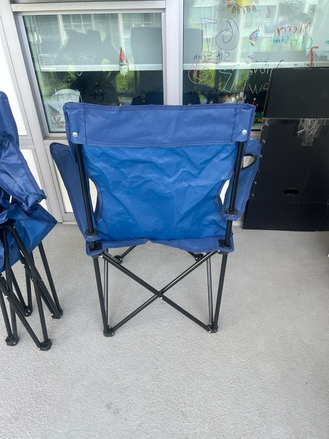 Blue Folding Camping Chairs (2-Pack) - photo 3
