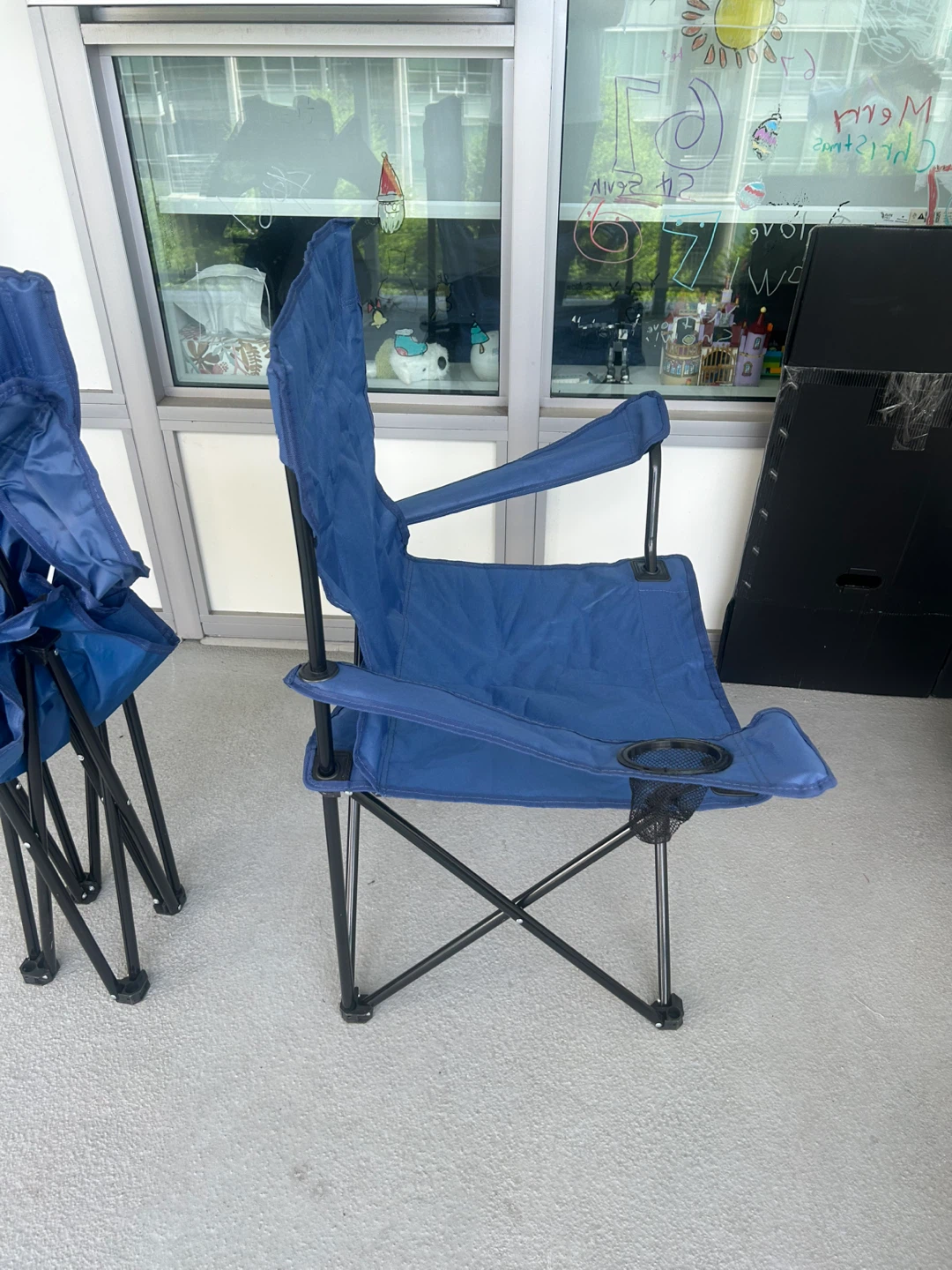 Blue Folding Camping Chairs (2-Pack) - photo 2