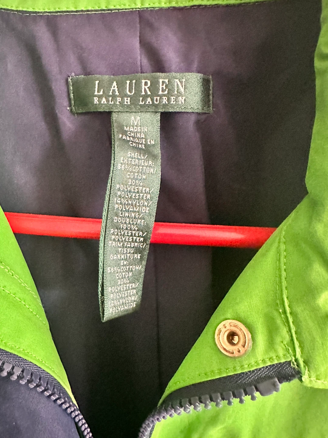 Lauren Ralph Lauren Women's Green Utility Jacket Size M - photo 5
