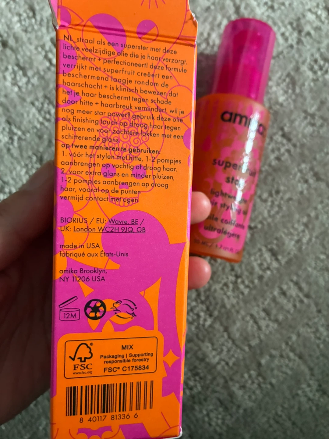 Amika Superfruit Star Lightweight Hair Styling Oil - photo 2