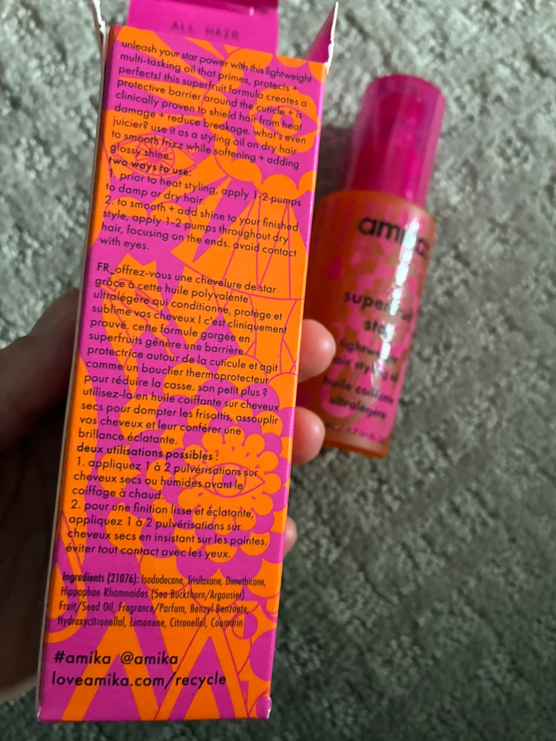 Amika Superfruit Star Lightweight Hair Styling Oil - photo 3