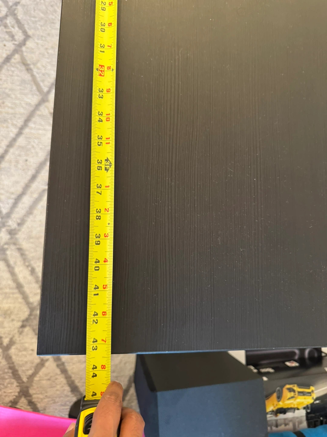 IKEA Black Table - photo 4