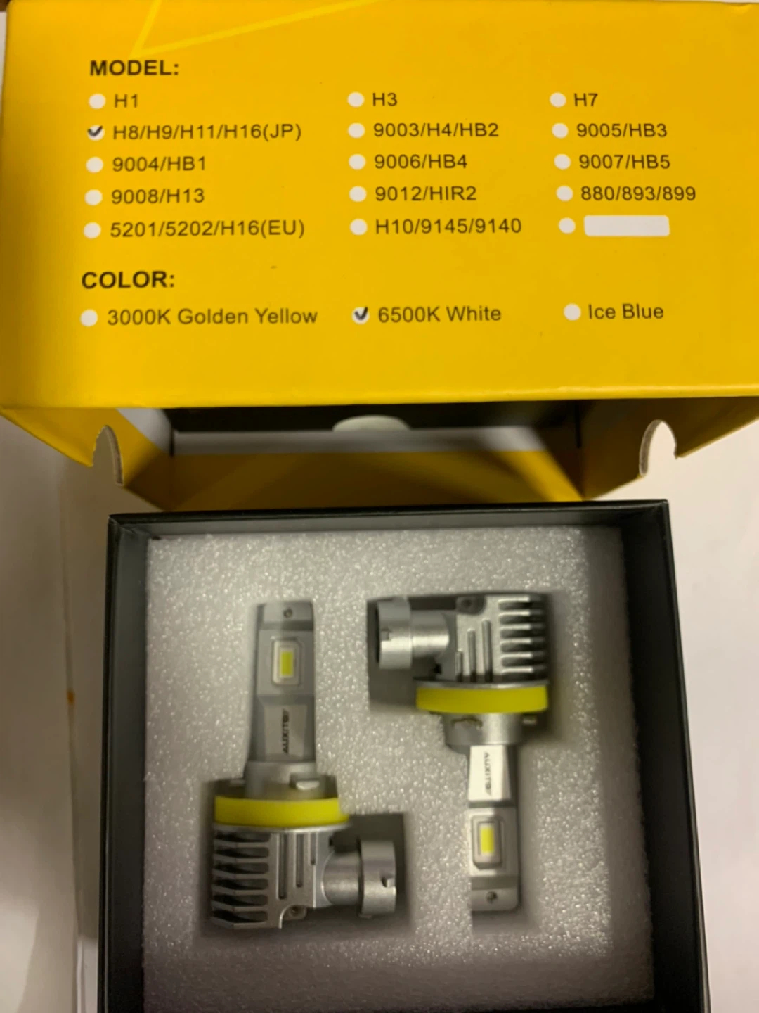AUXITO H11 LED Bulbs 6500K White - photo 3
