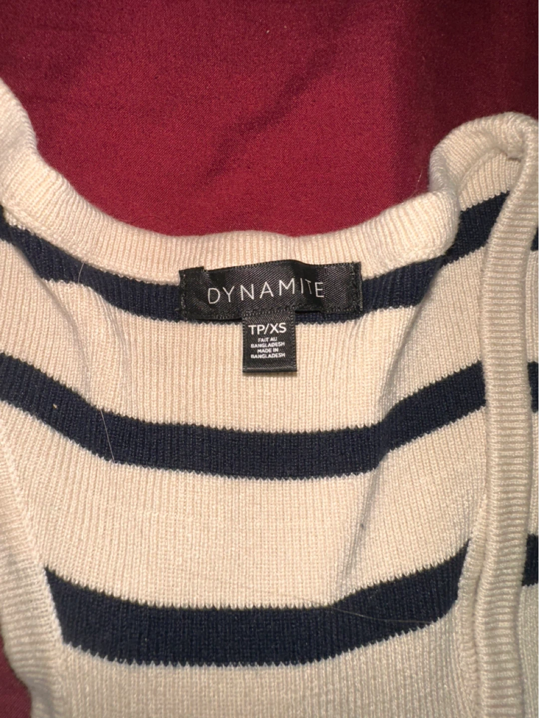Dynamite Striped Tank Top TP/XS - photo 2