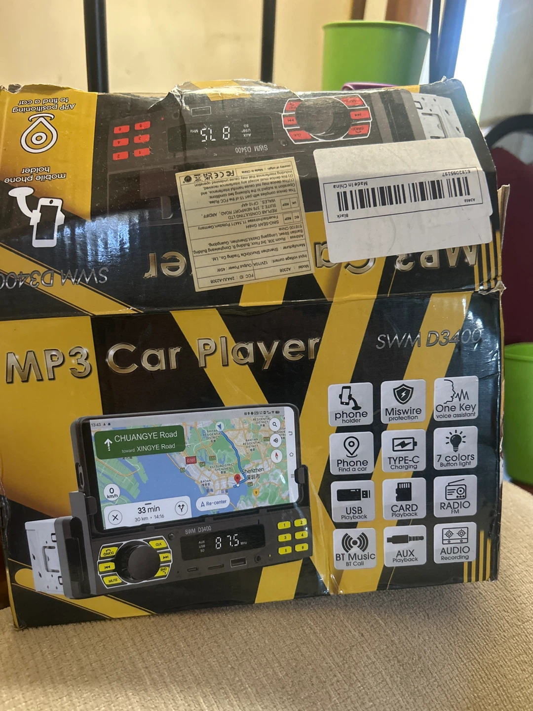 SWM D3400 MP3 Car Player