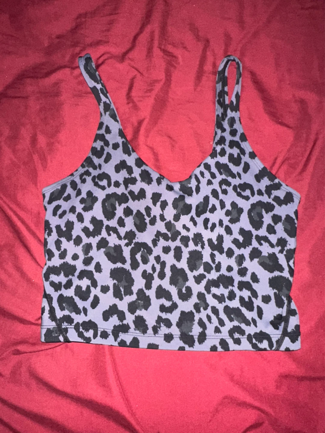 Leopard Print Crop Top - Size M