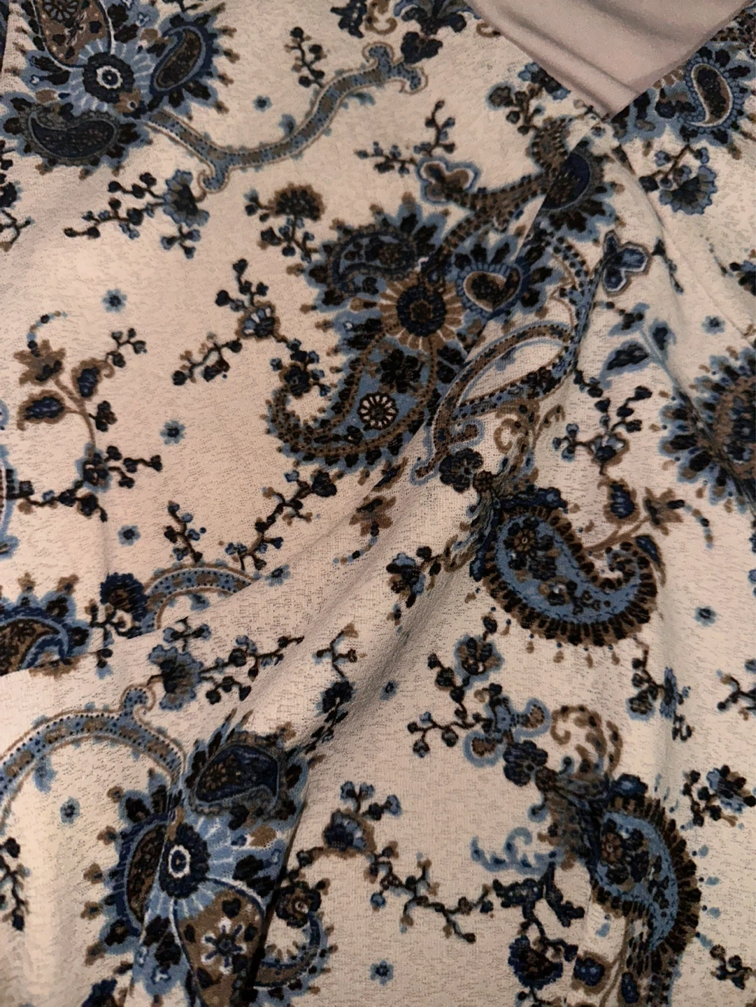 Y2k paisley print short sleeve top - photo 2