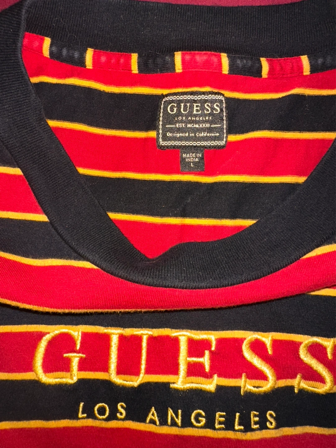 Guess Los Angeles Striped T-Shirt - photo 2