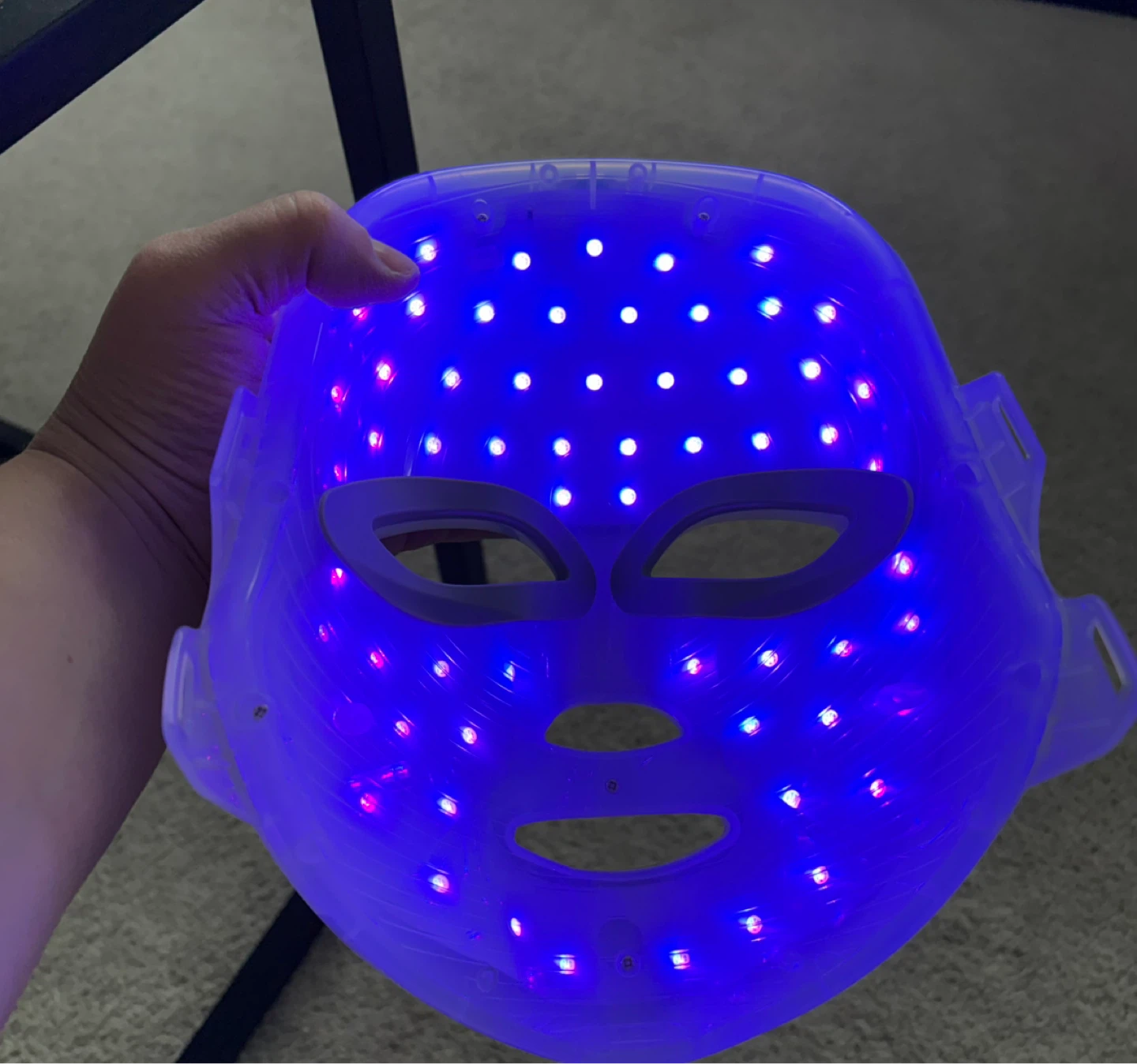 7 Color LED Light Therapy Facial Mask – USB Rechargeable - photo 5