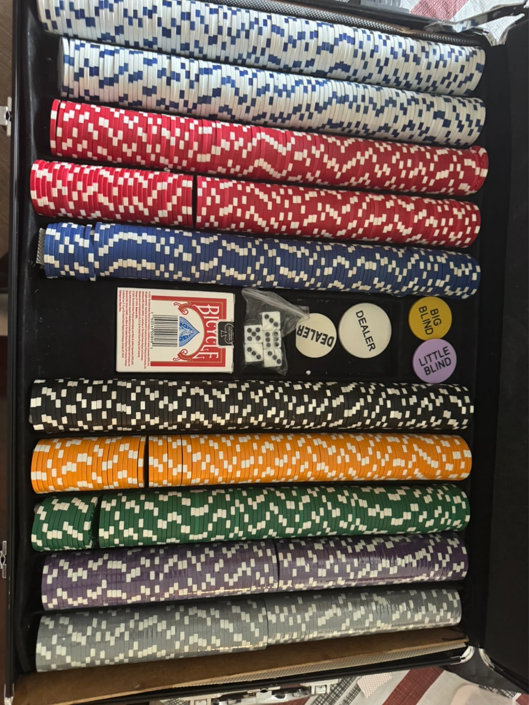 Poker Chip Set with Case - photo 2