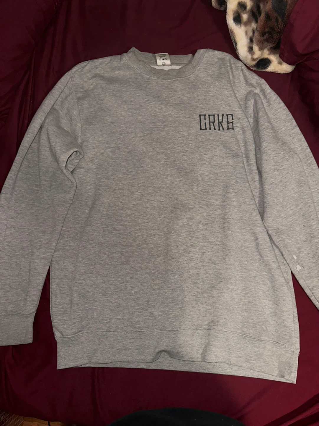 Crooks & Castles Grey Crewneck Sweatshirt - Size M