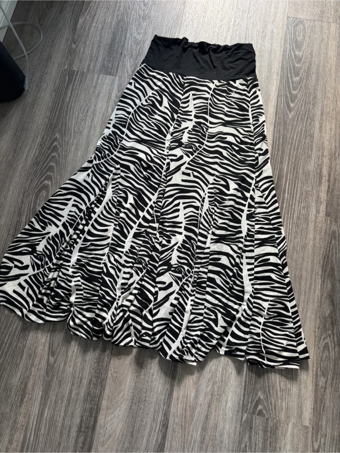 Ballissima Skirt Zebra Print Black and White