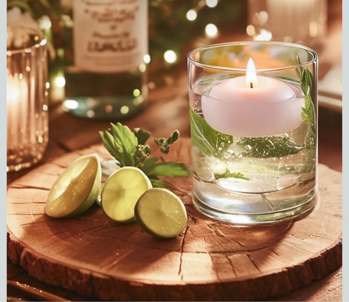 New 24 Floating Candles White - photo 5