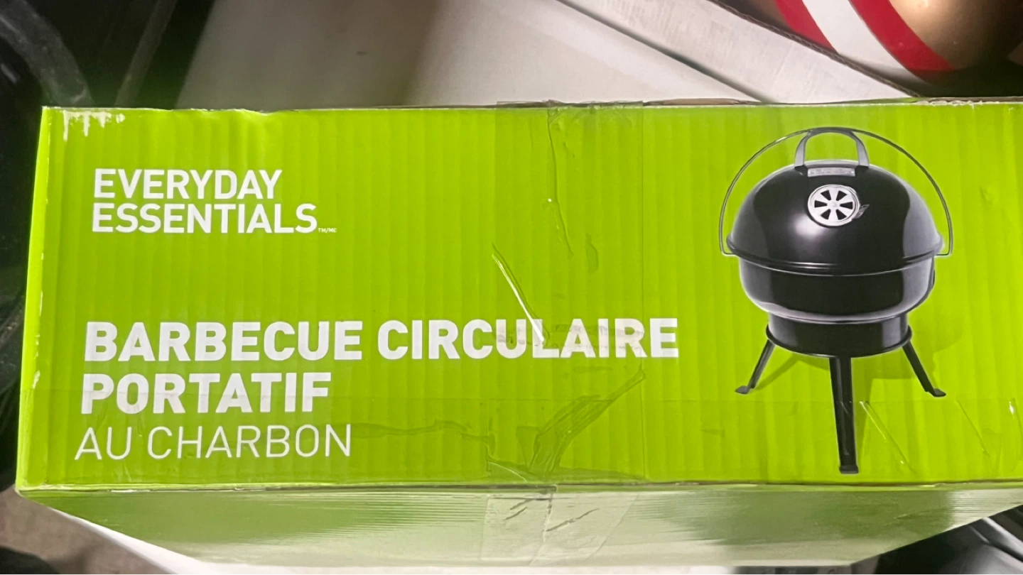 Everyday Essentials Portable Charcoal Barbecue