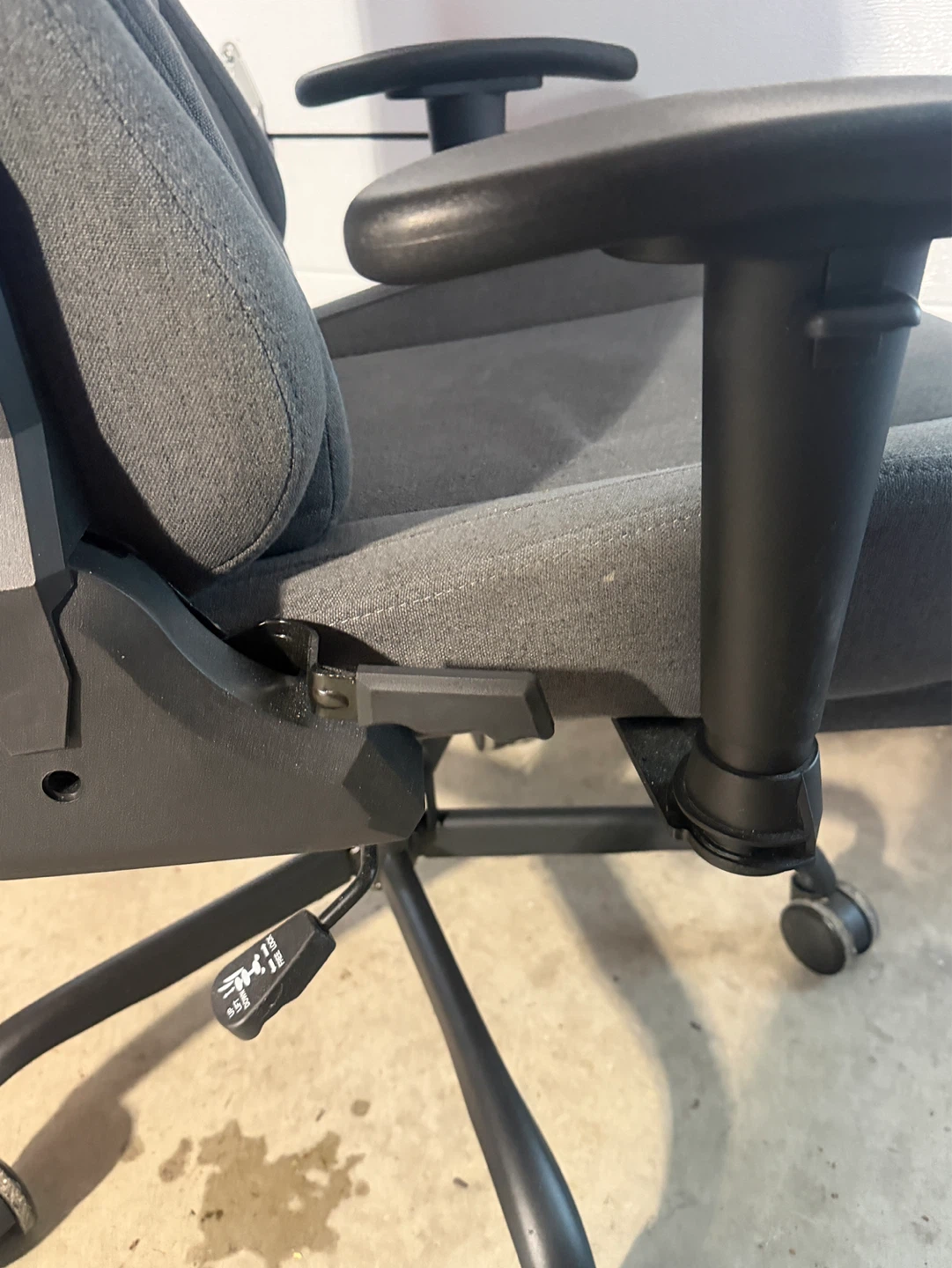 PZDO Gaming Chair with Footrest - Grey - photo 5
