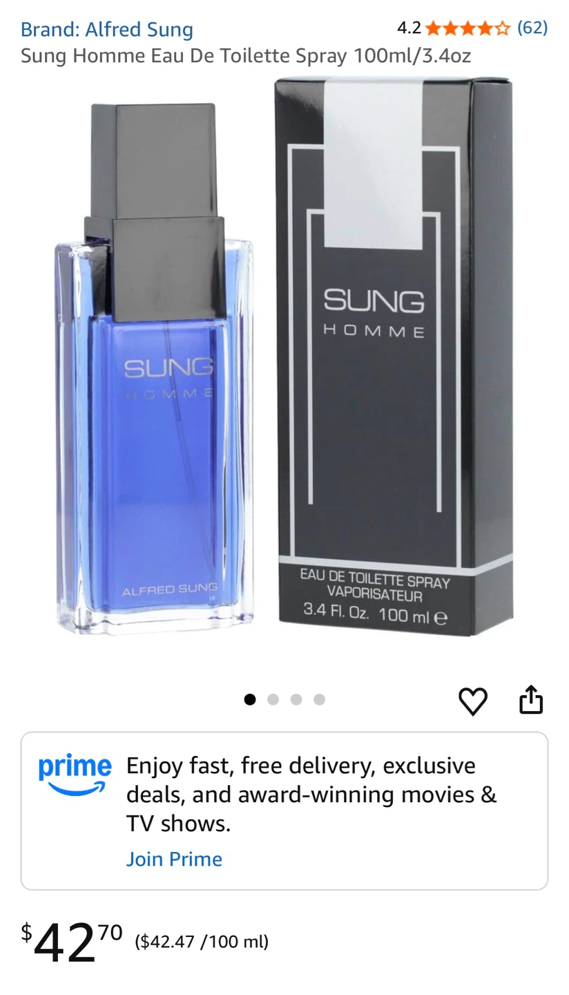 Alfred Sung Homme Eau De Toilette Spray 100ml - photo 5