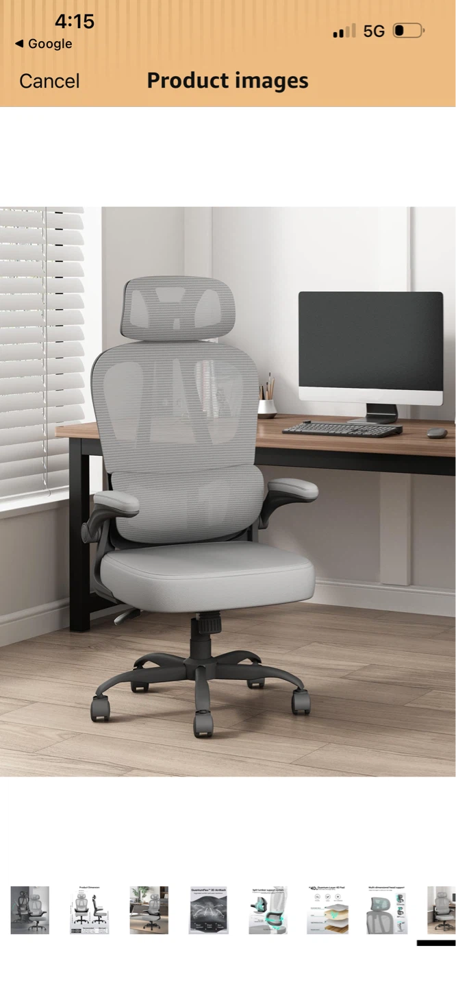New Ergonomic Mesh Office Chair with Lumbar Support - photo 5