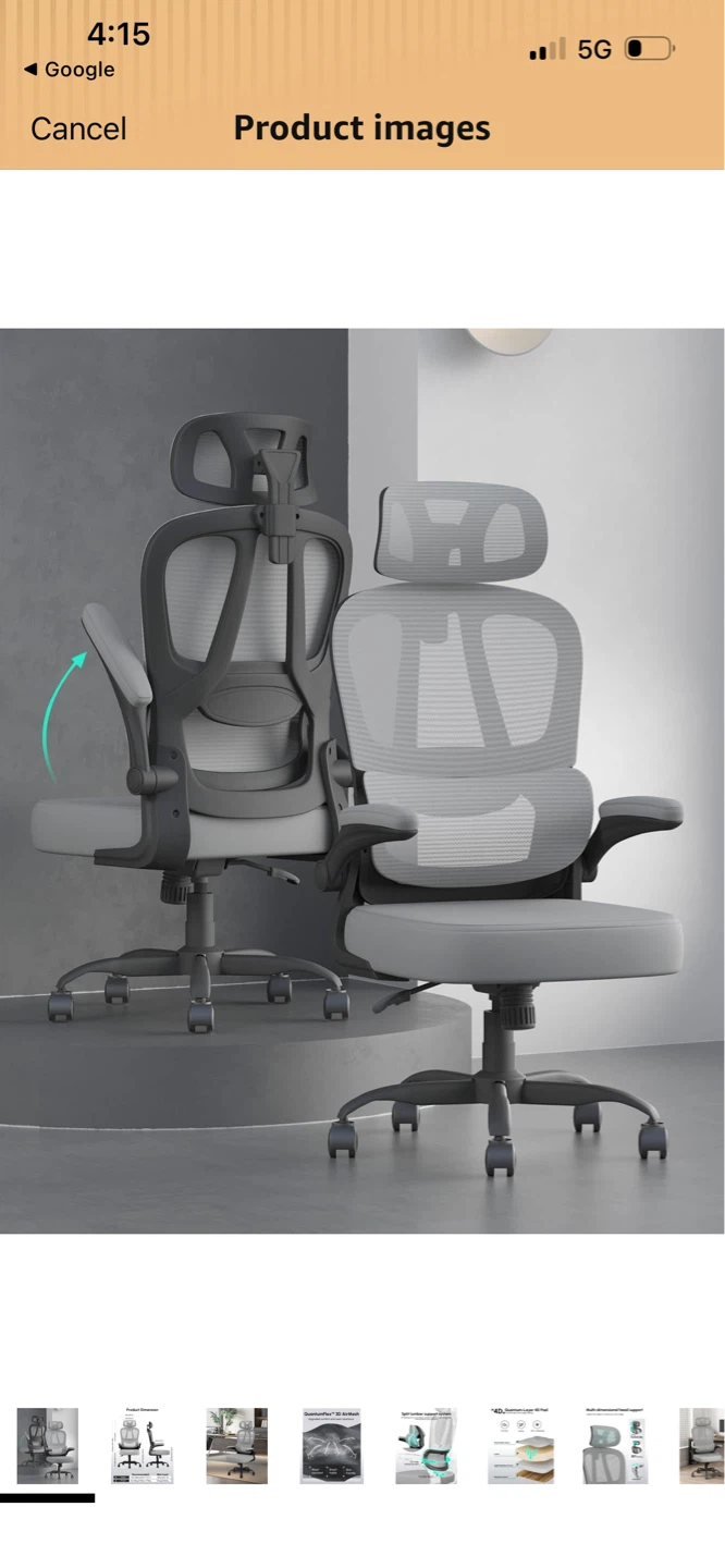 New Ergonomic Mesh Office Chair with Lumbar Support - photo 3