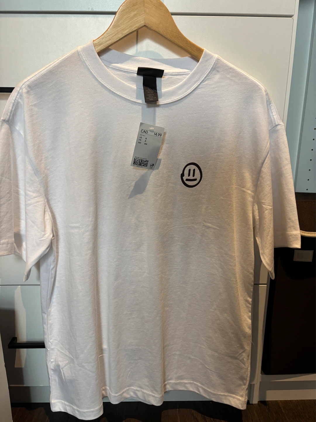 With Tags White Graphic T-Shirt