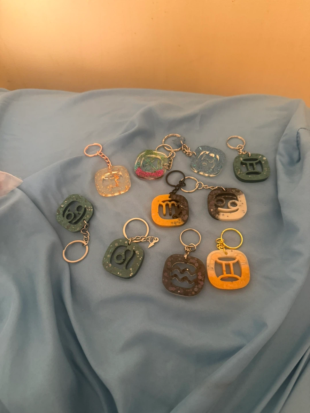 Zodiac Sign Keychains