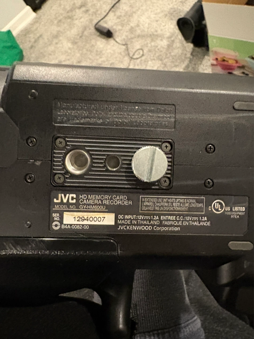 JVC GY-HM600U HD Camera - photo 3