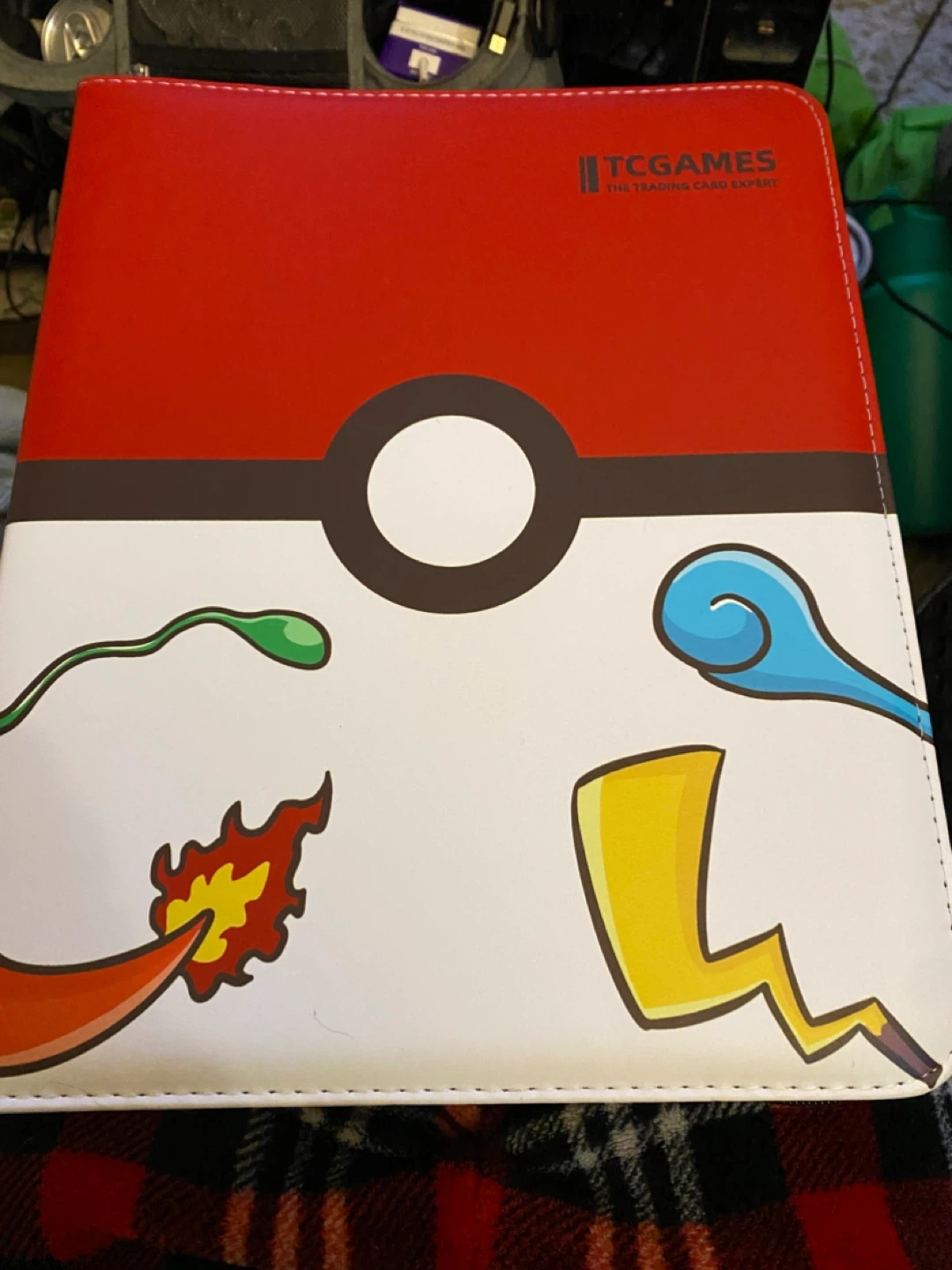 Pokemon Trading Card Binder Full of Cards