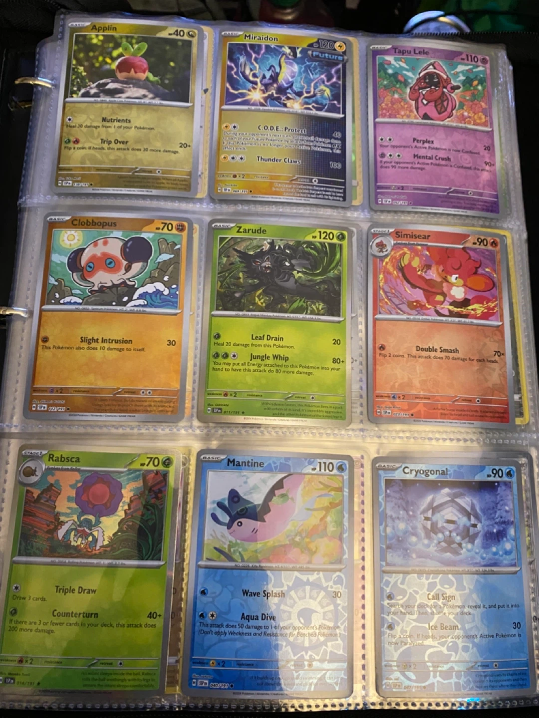 Pokemon Trading Card Binder Full of Cards - photo 2