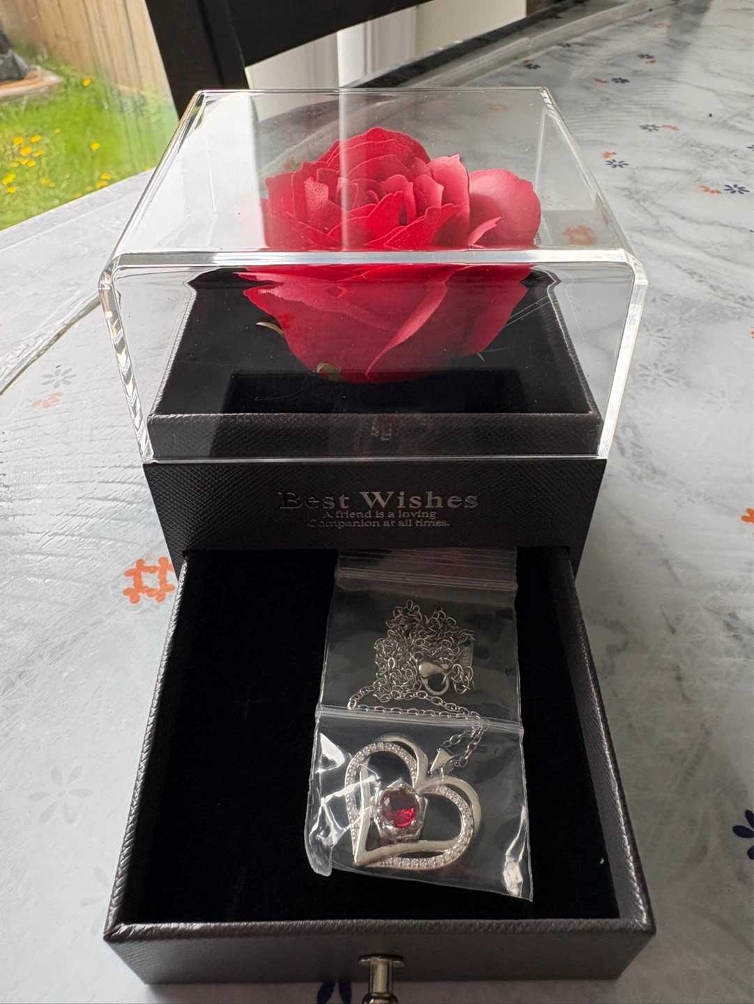 Brand New Rose & Necklace Gift Set - photo 5