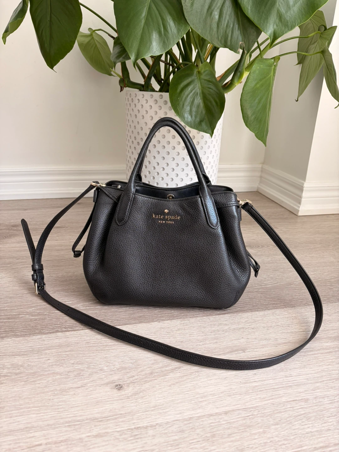 Kate Spade Black Leather Satchel Bag - photo 2