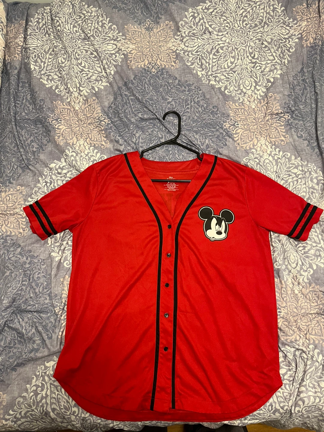 Disney Mickey Mouse Baseball Jersey Size Large - photo 3