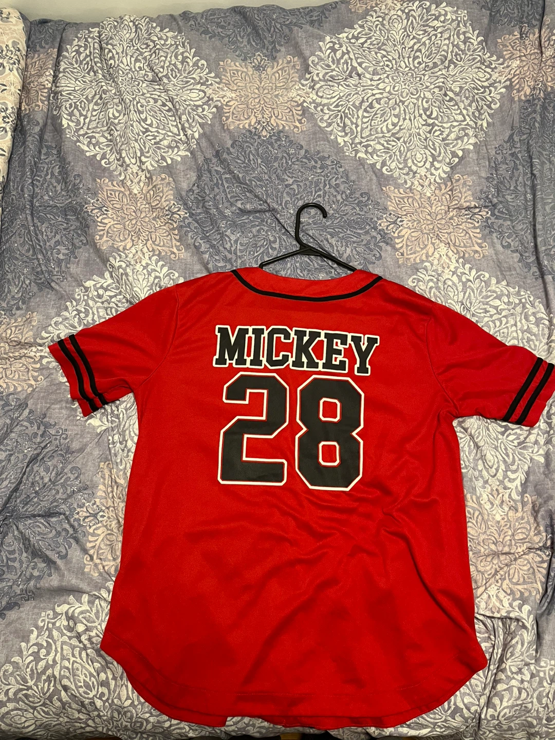 Disney Mickey Mouse Baseball Jersey Size Large - photo 2