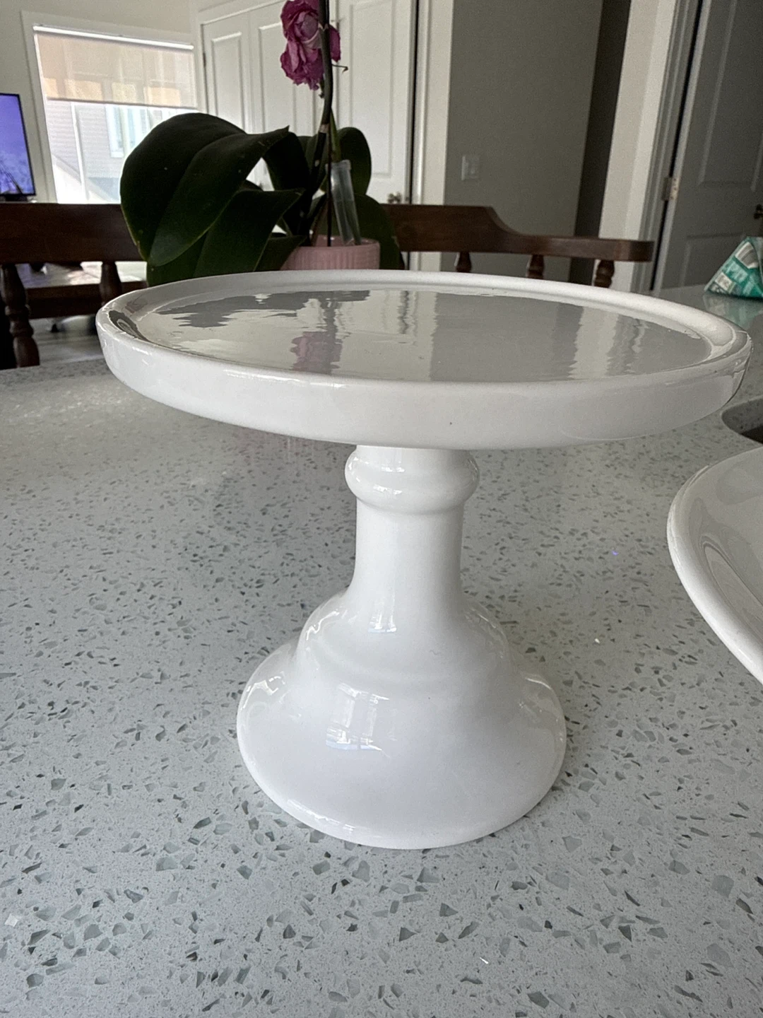White Ceramic Cake Stand