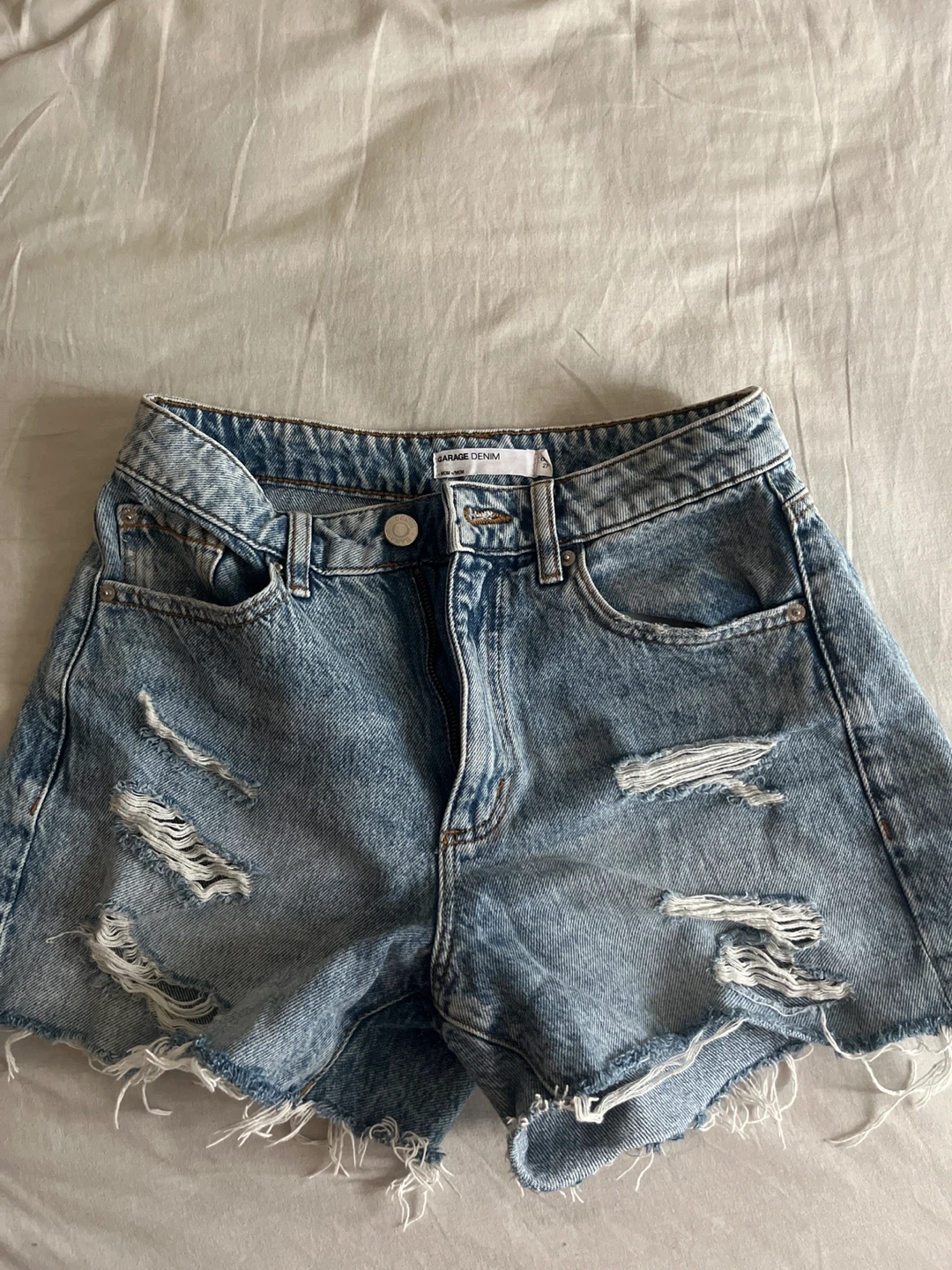 Garage Denim Mom Jean Shorts