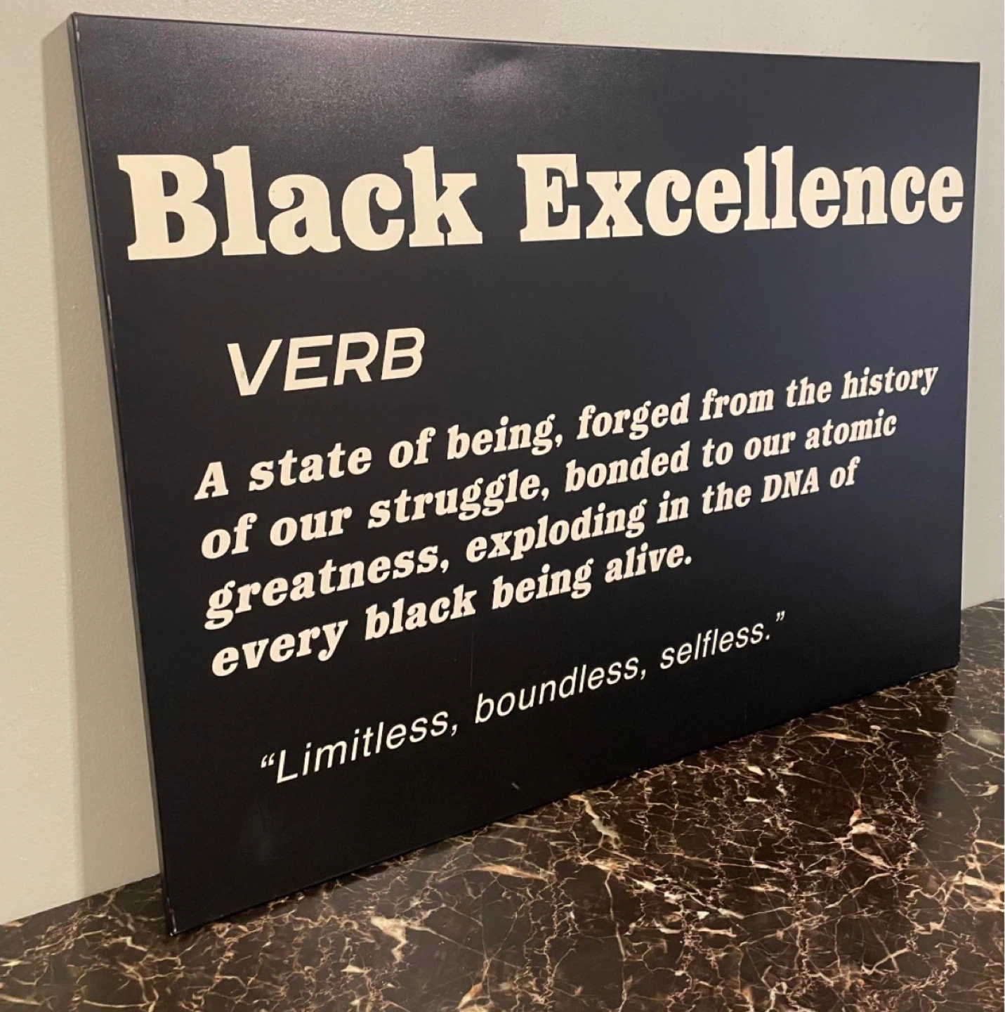 Black Excellence Wall Art $40 - photo 3