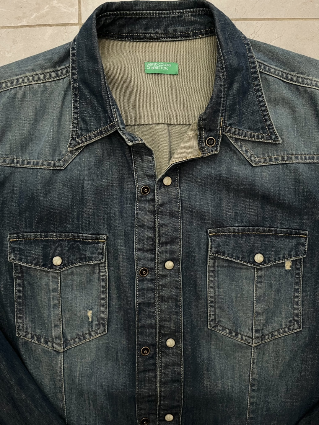 United Colors of Benetton Denim Shirt - photo 2
