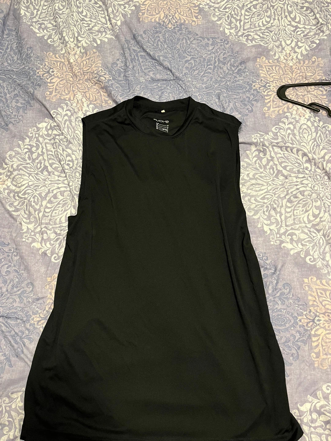 Black Sleeveless Tank Top