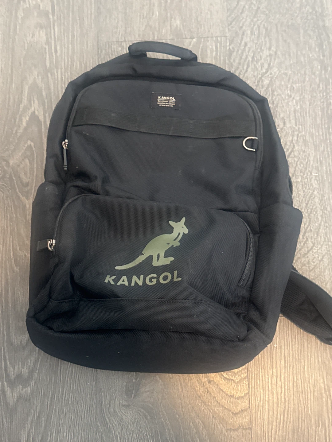 Kangol Black Backpack