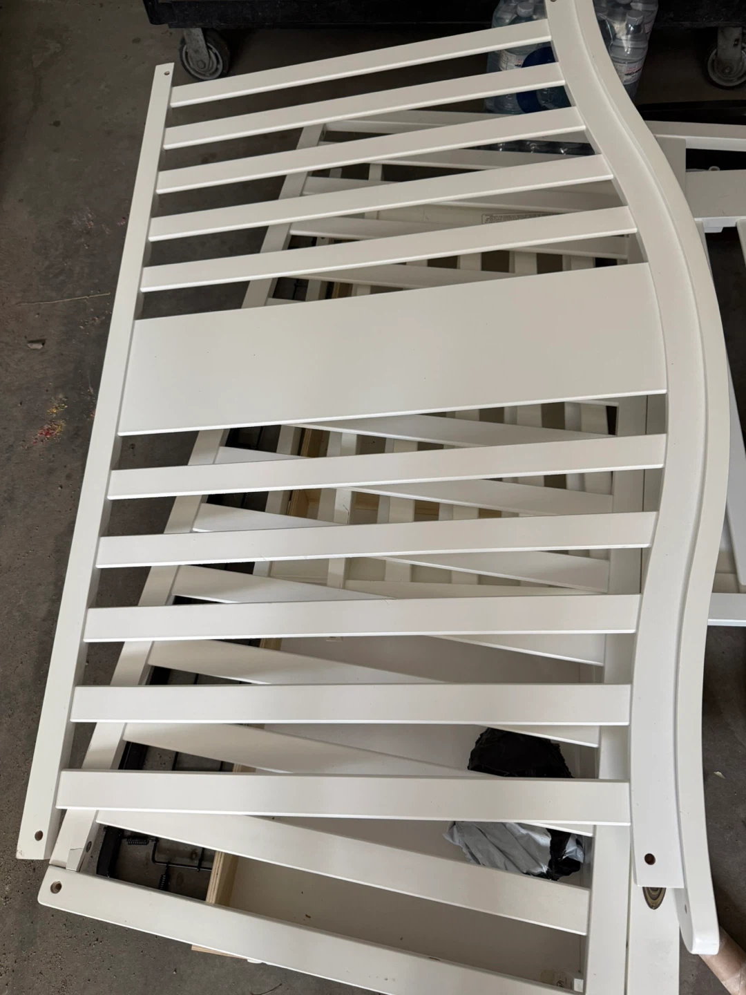 White Crib Rails - photo 2
