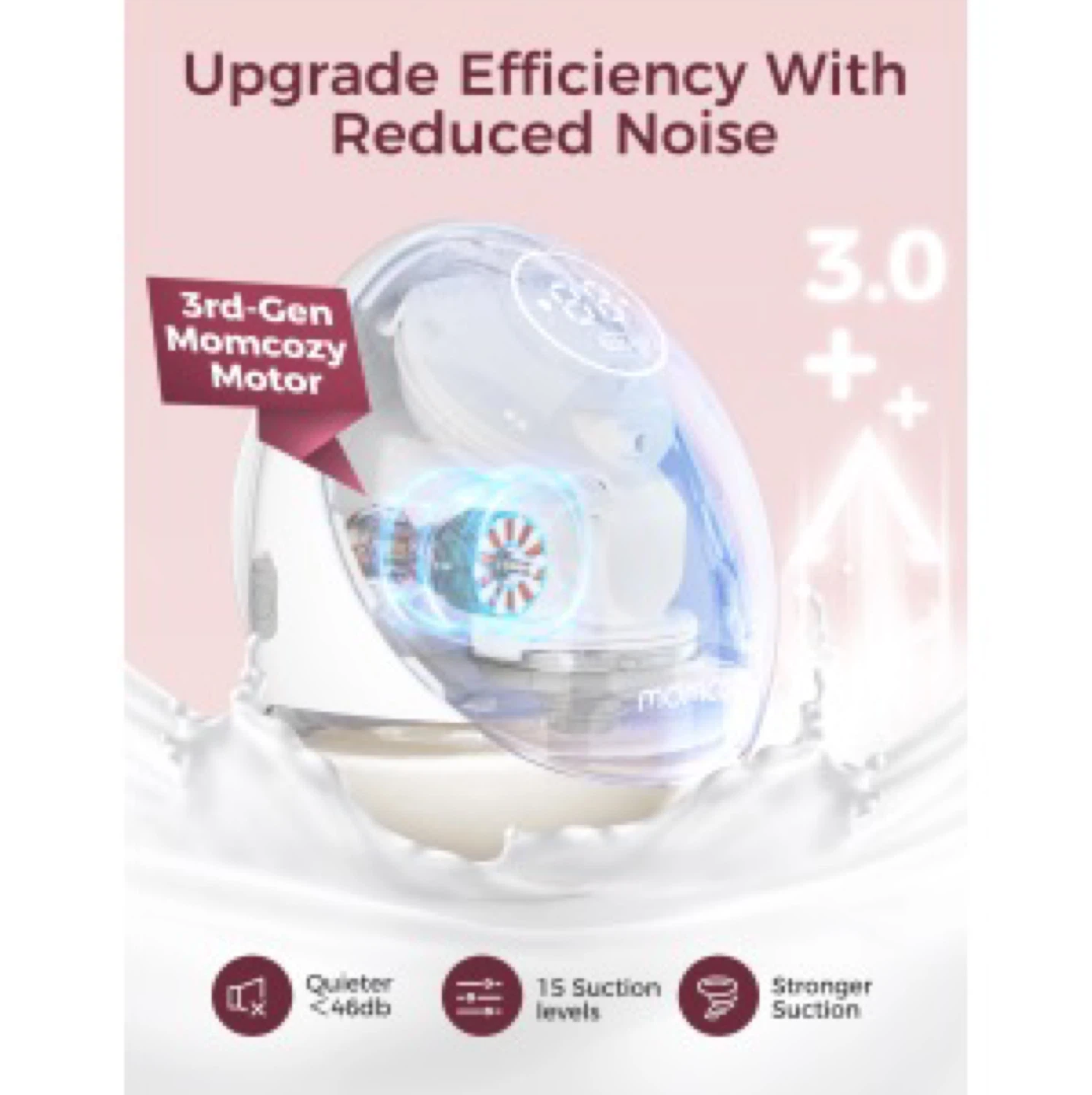 Momcozy Wearable Breast Pump M9 smart app connect