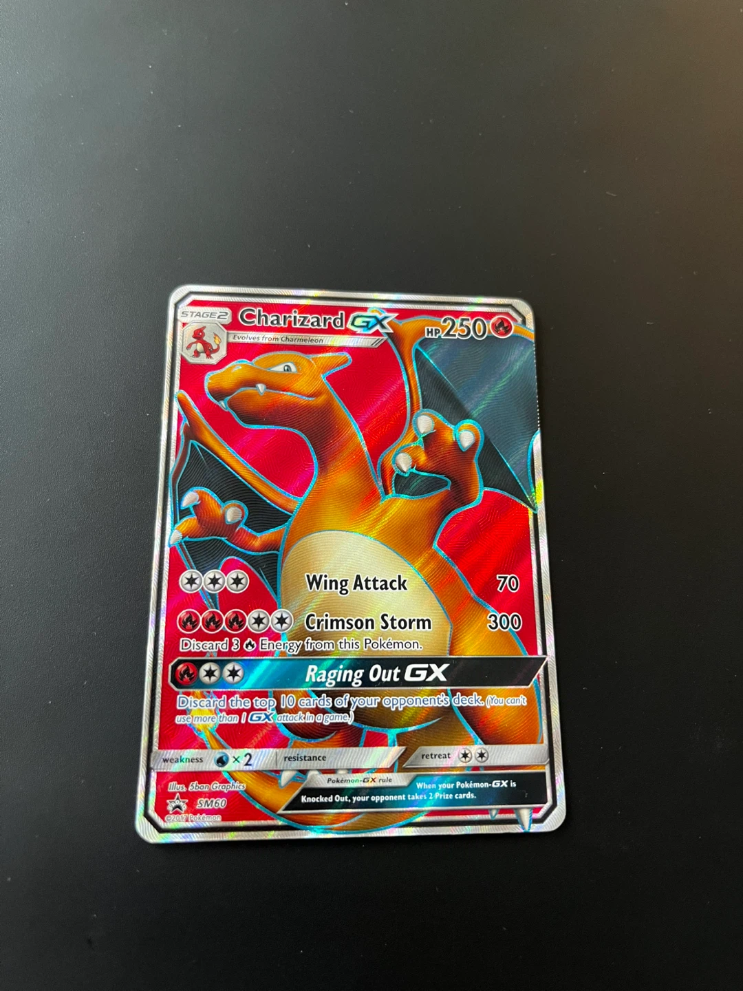 Pokémon Charizard GX Card