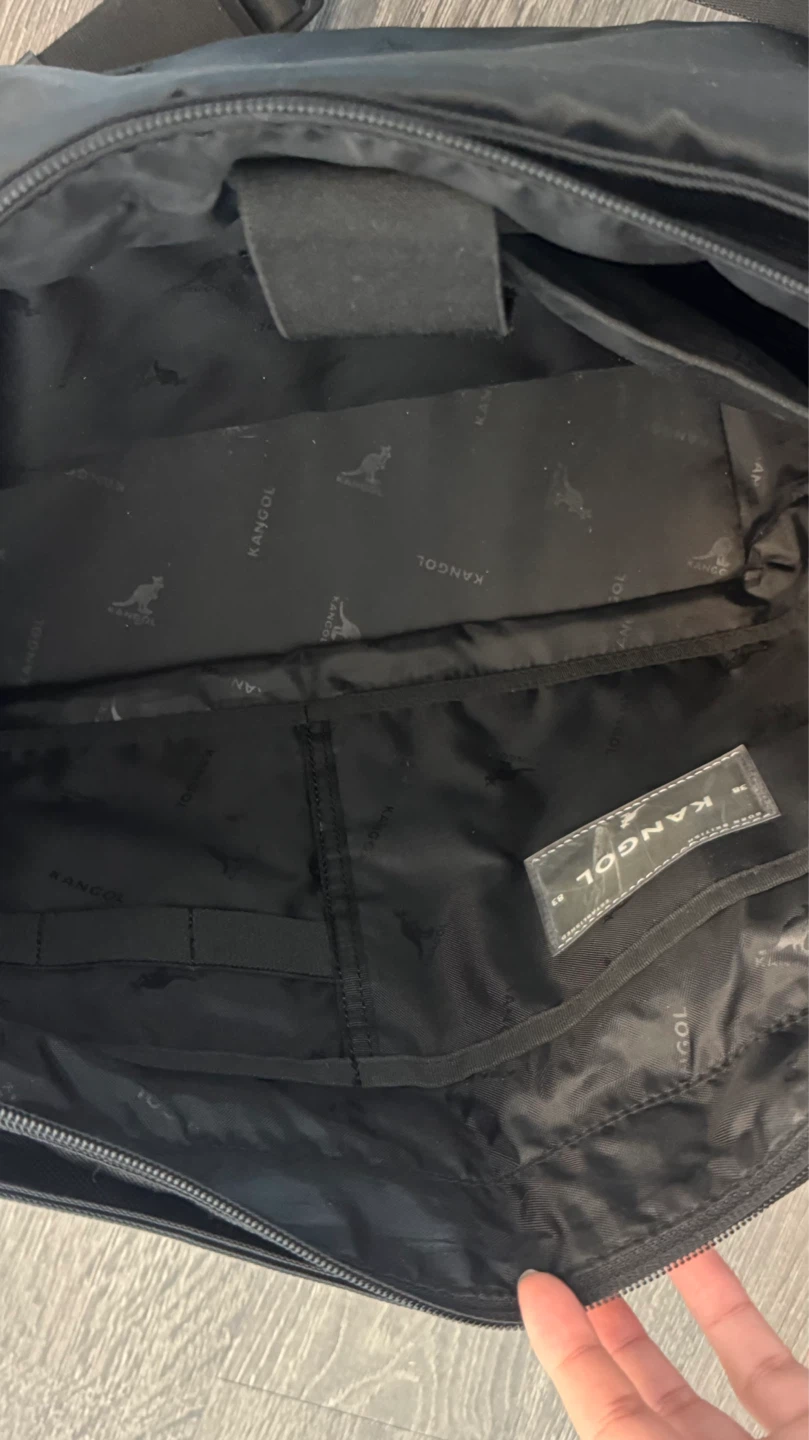Black Kangol Messenger Bag - photo 4