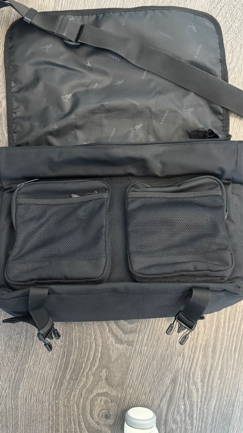 Black Kangol Messenger Bag - photo 2