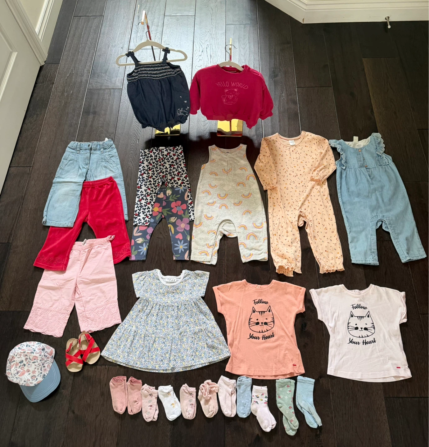 Baby Toddler Girls Clothing Bundle 12-18 Months / Spring-Summer
