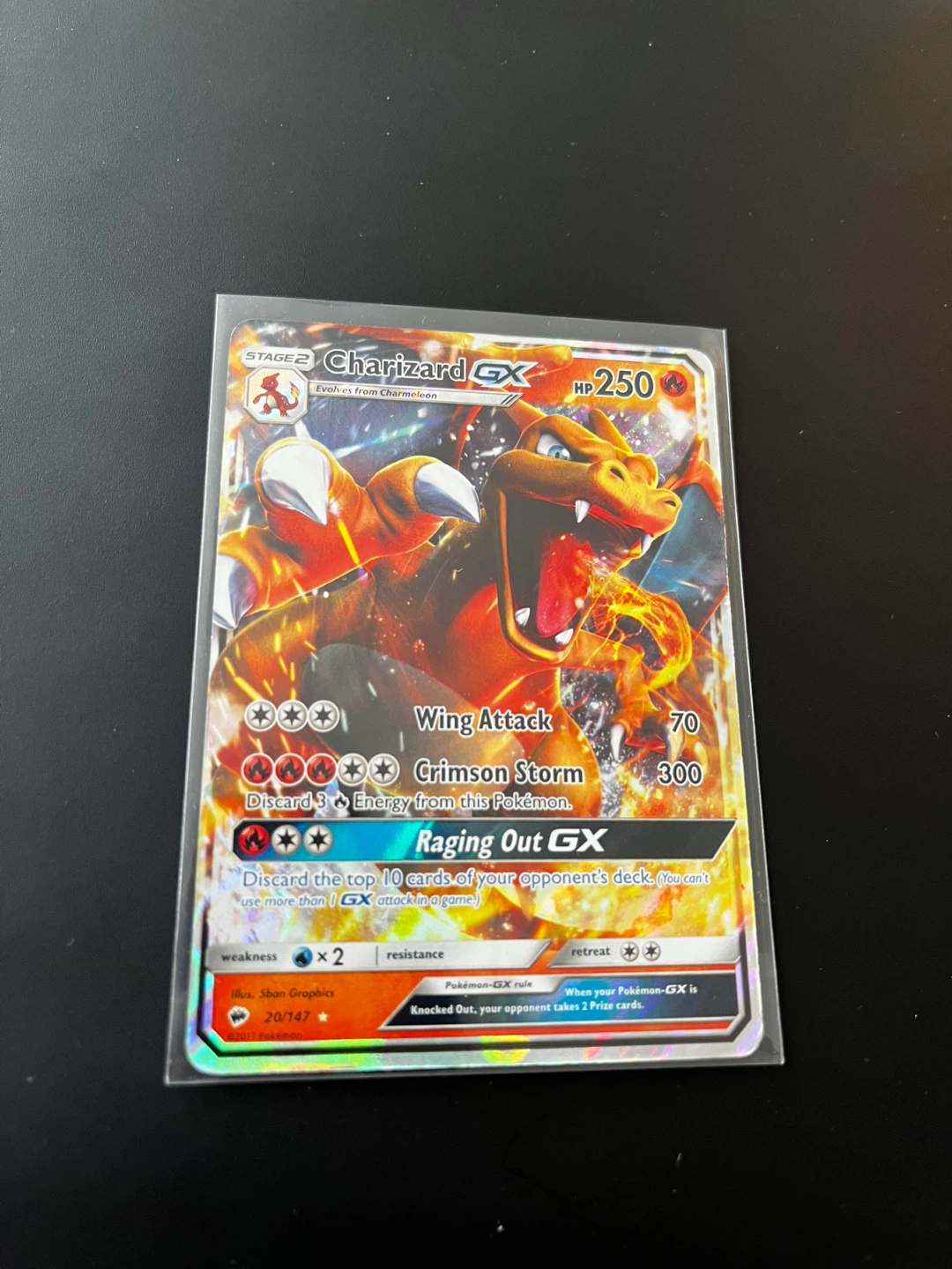 Pokémon Charizard GX Trading Card