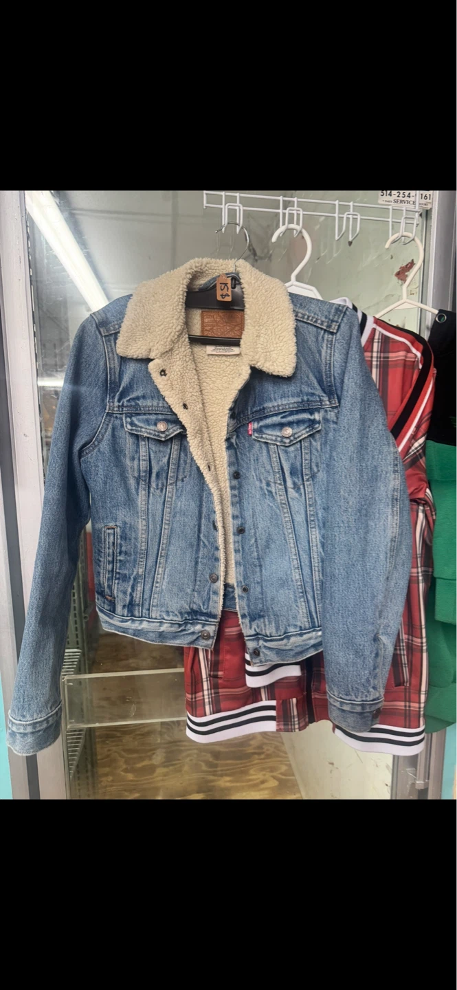 Manteau en denim Levi's doublé sherpa