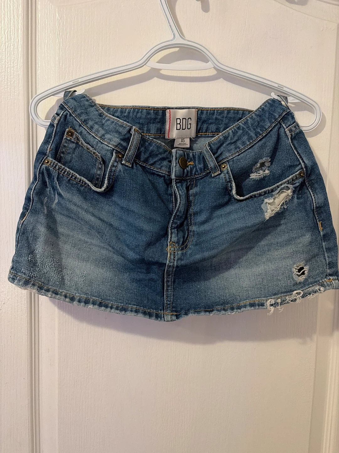 BDG Denim Mini Skirt