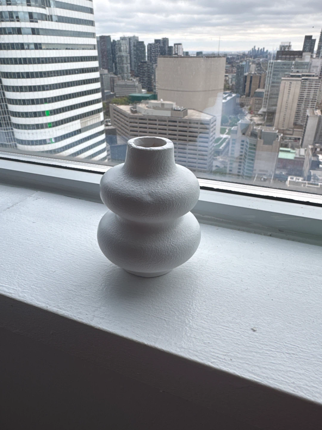 White Ceramic Bud Vase