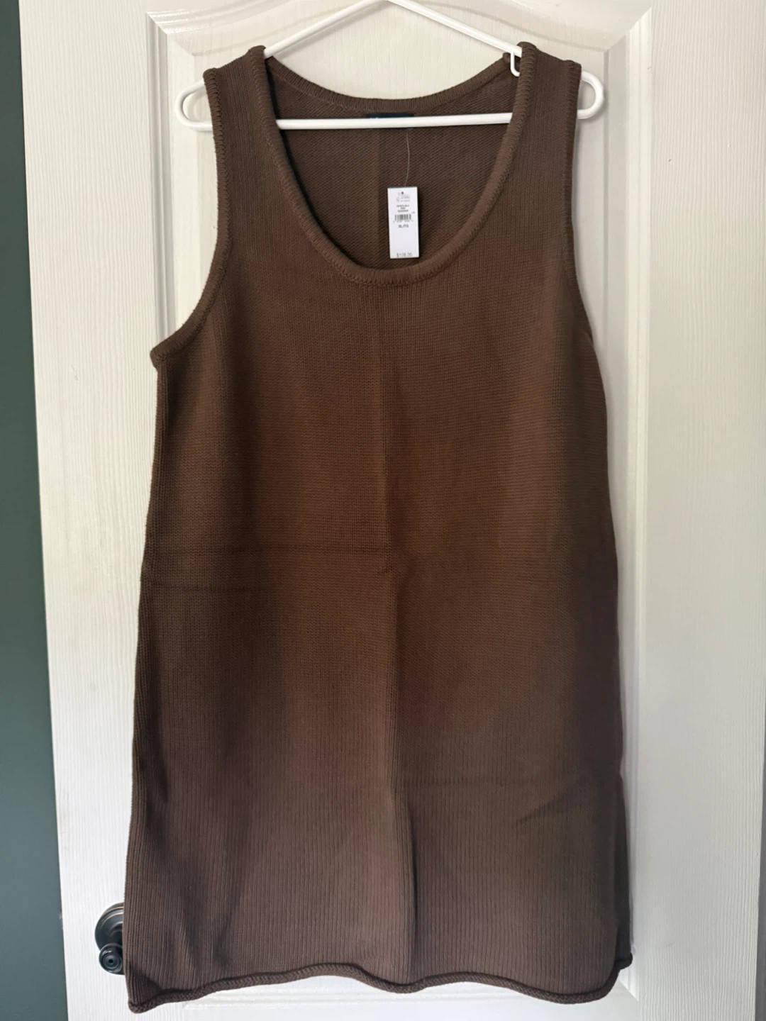 GAP Brown Knit Sleeveless Dress   XL NWT