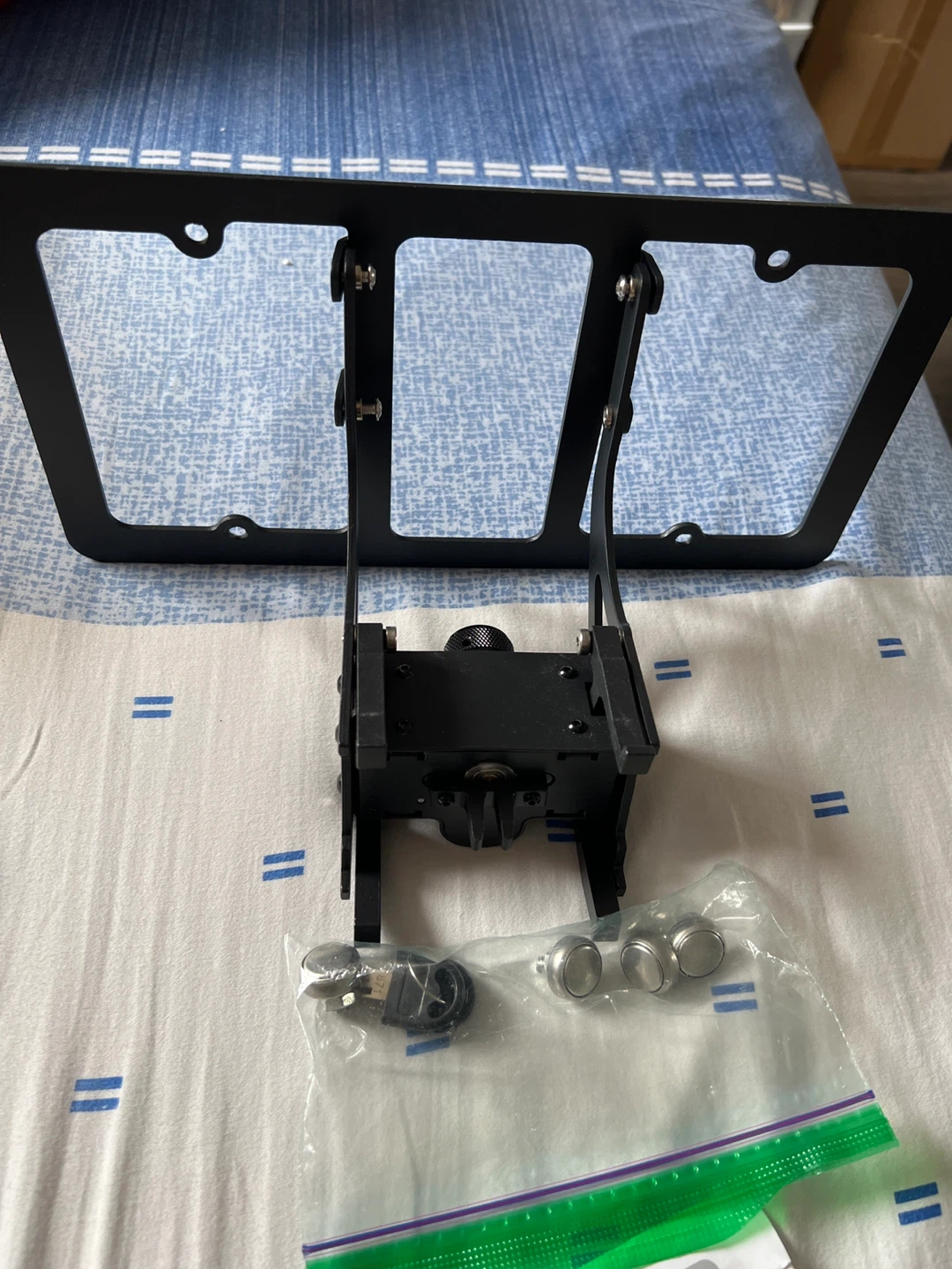 License Plate Holder No Drill Front Bracket Mounting - photo 3