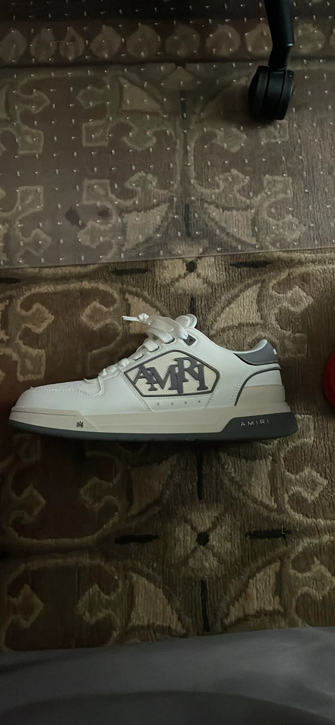 AMIRI White & Grey Sneakers - Size US 10 - photo 3